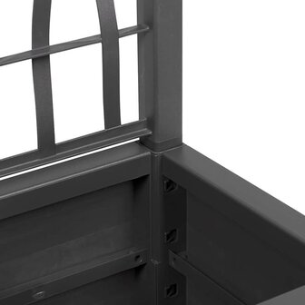 Tuin Bloempot Antraciet 36 x 36 x 140 cm Polypropyleen 6