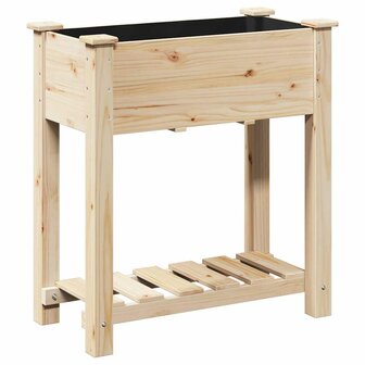 Tuin Bloempot Beige 71 x 37 x 76.5 cm Massief vurenhout 2