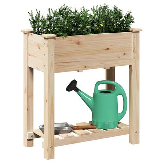 Tuin Bloempot Beige 71 x 37 x 76.5 cm Massief vurenhout 3