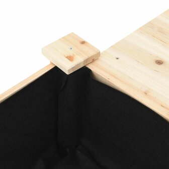 Tuin Bloempot Beige 111 x 37 x 76.5 cm Massief vurenhout 8