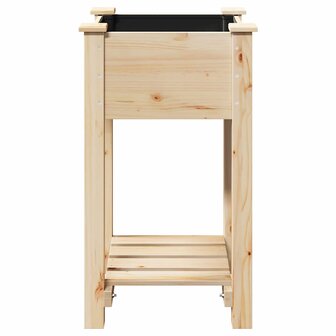 Tuin Bloempot Beige 45 x 45 x 76.5 cm Massief vurenhout 6