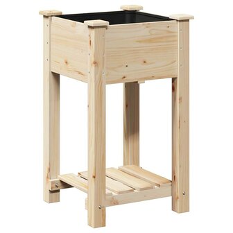 Tuin Bloempot Beige 45 x 45 x 76.5 cm Massief vurenhout 7