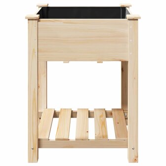 Tuin Bloempot Beige 60.5 x 60 x 76.5 cm Massief vurenhout 5