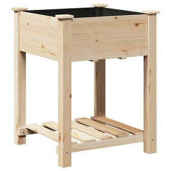 Tuin Bloempot Beige 60.5 x 60 x 76.5 cm Massief vurenhout 7