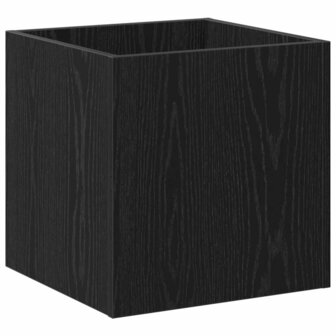 Bloempot Box Zwart eiken 40 x 40 x 40 cm Bewerkt hout 5