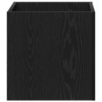 Bloempot Box Zwart eiken 40 x 40 x 40 cm Bewerkt hout 7