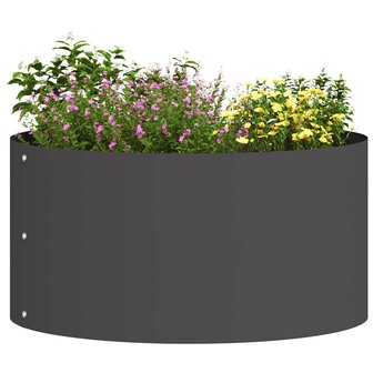 Tuin Bloempot Zwart 40 x 40 x 20 cm Staal 3