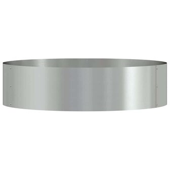 Tuin Bloempot Zilver 80 x 80 x 20 cm Gegalvaniseerd staal 5
