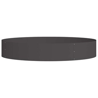 Tuin Bloempot Zwart 120 x 120 x 20 cm Staal 2