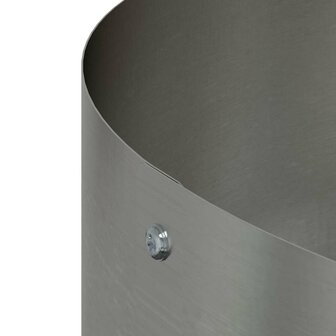 Tuin Bloempot Zilver 120 x 120 x 20 cm Gegalvaniseerd staal 7
