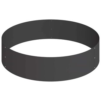 Tuin Bloempot Zwart 90 x 90 x 20 cm Staal 5