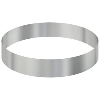 Tuin Bloempot Zilver 120 x 120 x 20 cm Gegalvaniseerd staal 5