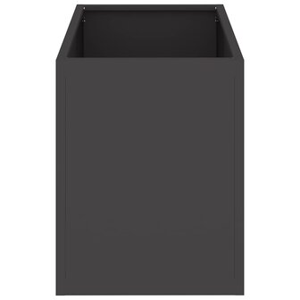 Tuin Bloempot Zwart 50 x 32 x 40 cm Koudgewalst staal 6