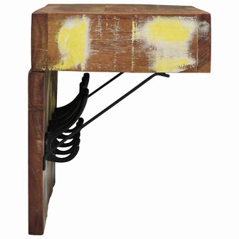 Kapstok met plank Bruin 73 x 19 x 23 cm Massief gerecycled hout 5