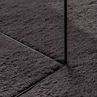 Tapijt HUARTE Antraciet 80 x 150 cm Polyester 8