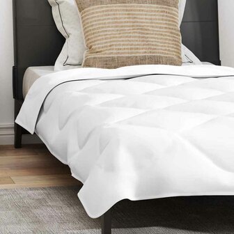 Dekbed met Kussen Anders 2 pcs Wit 155 x 220 cm Microfibre 7