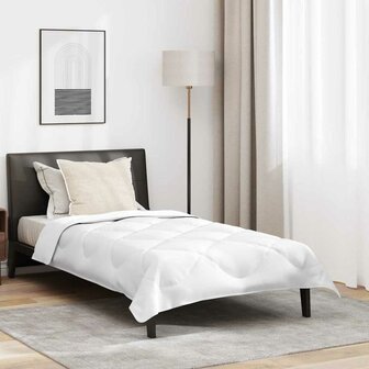 All-season dekbed met kussen Wit 155 x 220 cm Microfibre 1