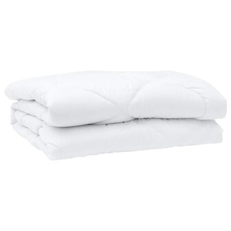 Dekbed met kussen 3 pcs Wit 240 x 220 cm Microfibre 6