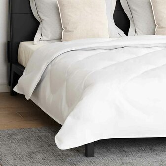 Dekbed met kussen 3 pcs Wit 240 x 220 cm Microfibre 7