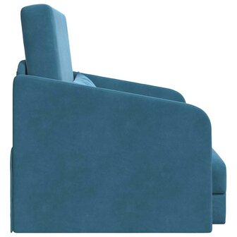 Slaapbank Blauw 65 x 80 x 83 cm Fluweel 6
