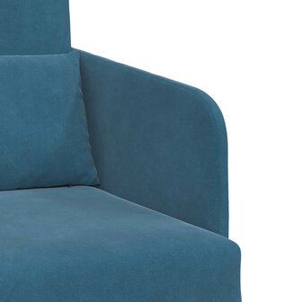 Slaapbank Blauw 65 x 80 x 83 cm Fluweel 8