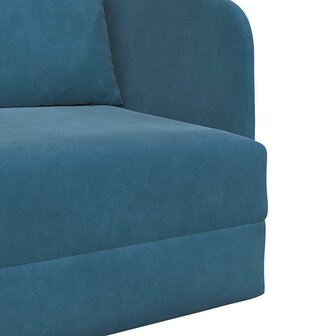 Slaapbank Blauw 65 x 80 x 83 cm Fluweel 9
