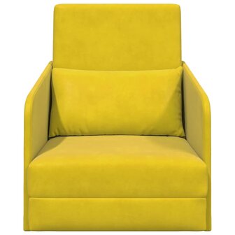 Slaapbank Geel 65 x 80 x 83 cm Fluweel 5