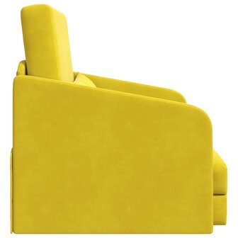 Slaapbank Geel 65 x 80 x 83 cm Fluweel 6