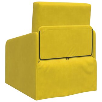 Slaapbank Geel 65 x 80 x 83 cm Fluweel 7