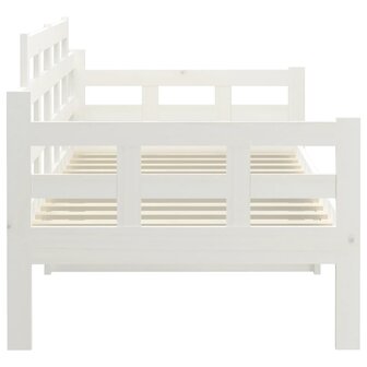 Slaapbank massief grenenhout wit 80x200 cm 6