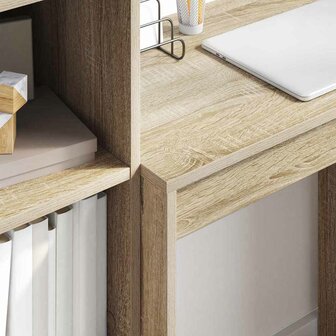 Bureau Sonoma eiken 70 x 40 x 76 cm Bewerkt hout 4