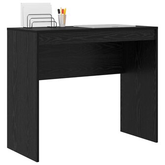 Bureau Zwart eiken 90 x 40 x 76 cm Bewerkt hout 3