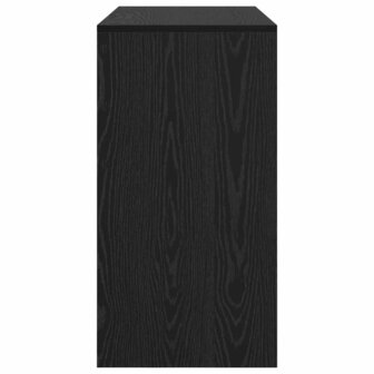 Bureau Zwart eiken 100 x 40 x 76 cm Bewerkt hout 6
