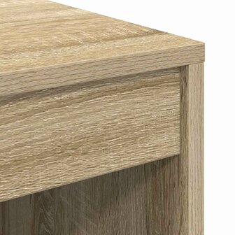Bureau Sonoma eiken 60 x 50 x 76 cm Bewerkt hout 8