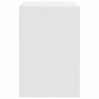 Bureau Wit 70 x 50 x 76 cm Bewerkt hout 6