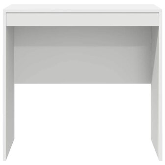 Bureau Wit 80 x 50 x 76 cm Bewerkt hout 5
