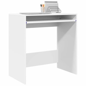 Bureau met plank met opslag Wit 77,5 x 43 x 79 cm Bewerkt hout 3