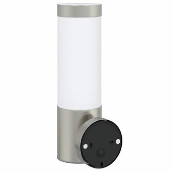 Buitenwandlamp Zilver 12 x 7.5 x 27 cm Roestvrij staal 6