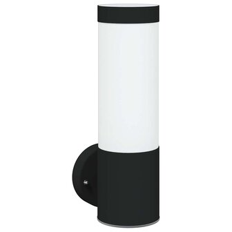 Buitenwandlamp Zwart 12 x 7.5 x 27 cm Roestvrij staal 2