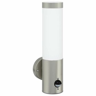Buitenwandlampen 2 pcs Zilver 12 x 7.5 x 29 cm Roestvrij staal 4