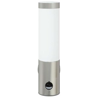 Buitenwandlampen 2 pcs Zilver 12 x 7.5 x 29 cm Roestvrij staal 5