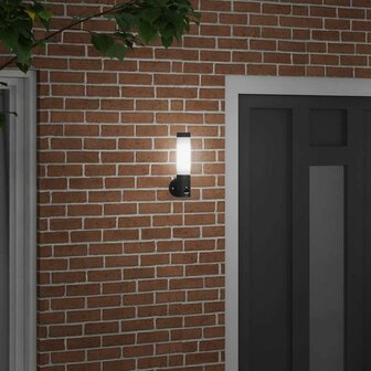 Buitenwandlamp Zwart 12 x 7.5 x 29 cm Roestvrij staal 3