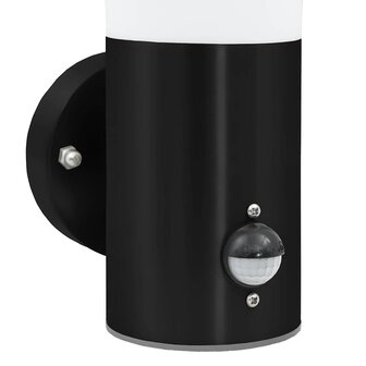 Buitenwandlamp Zwart 12 x 7.5 x 29 cm Roestvrij staal 9
