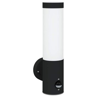 Buitenwandlampen 2 pcs Zwart 12 x 7.5 x 29 cm Roestvrij staal 4