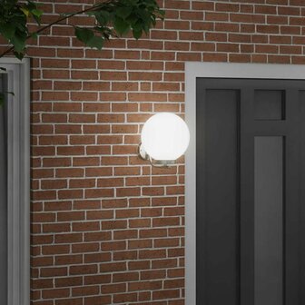 Buitenwandlamp Zilver 29 x 25 x 33 cm Roestvrij staal 3