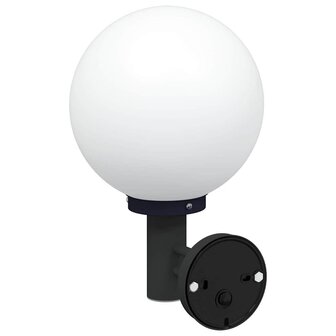 Buiten Wandlamp Zwart 28 x 25 x 38 cm Roestvrij staal 6