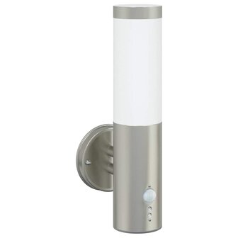 Buitenwandlampen 2 pcs Zilver 15 x 7.5 x 33 cm Roestvrij staal 4
