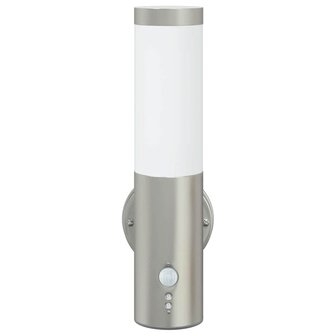 Buitenwandlampen 2 pcs Zilver 15 x 7.5 x 33 cm Roestvrij staal 5