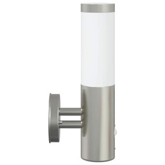 Buitenwandlampen 2 pcs Zilver 15 x 7.5 x 33 cm Roestvrij staal 6