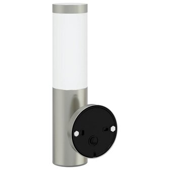 Buitenwandlampen 2 pcs Zilver 15 x 7.5 x 33 cm Roestvrij staal 7